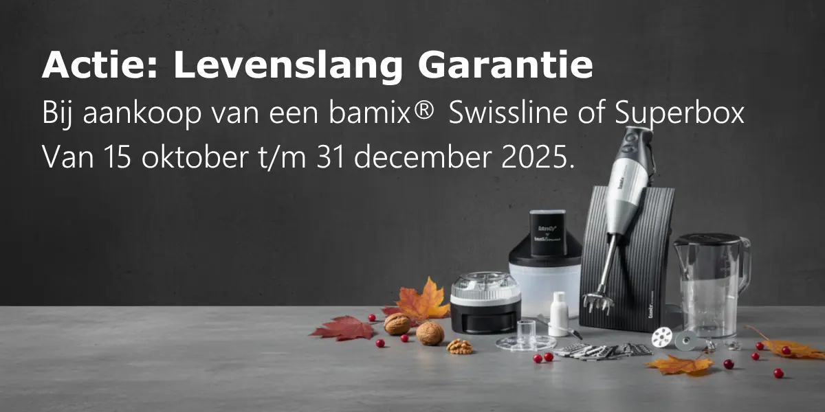 bamix® Superbox levenslange garantie actie BYVERSLOOT